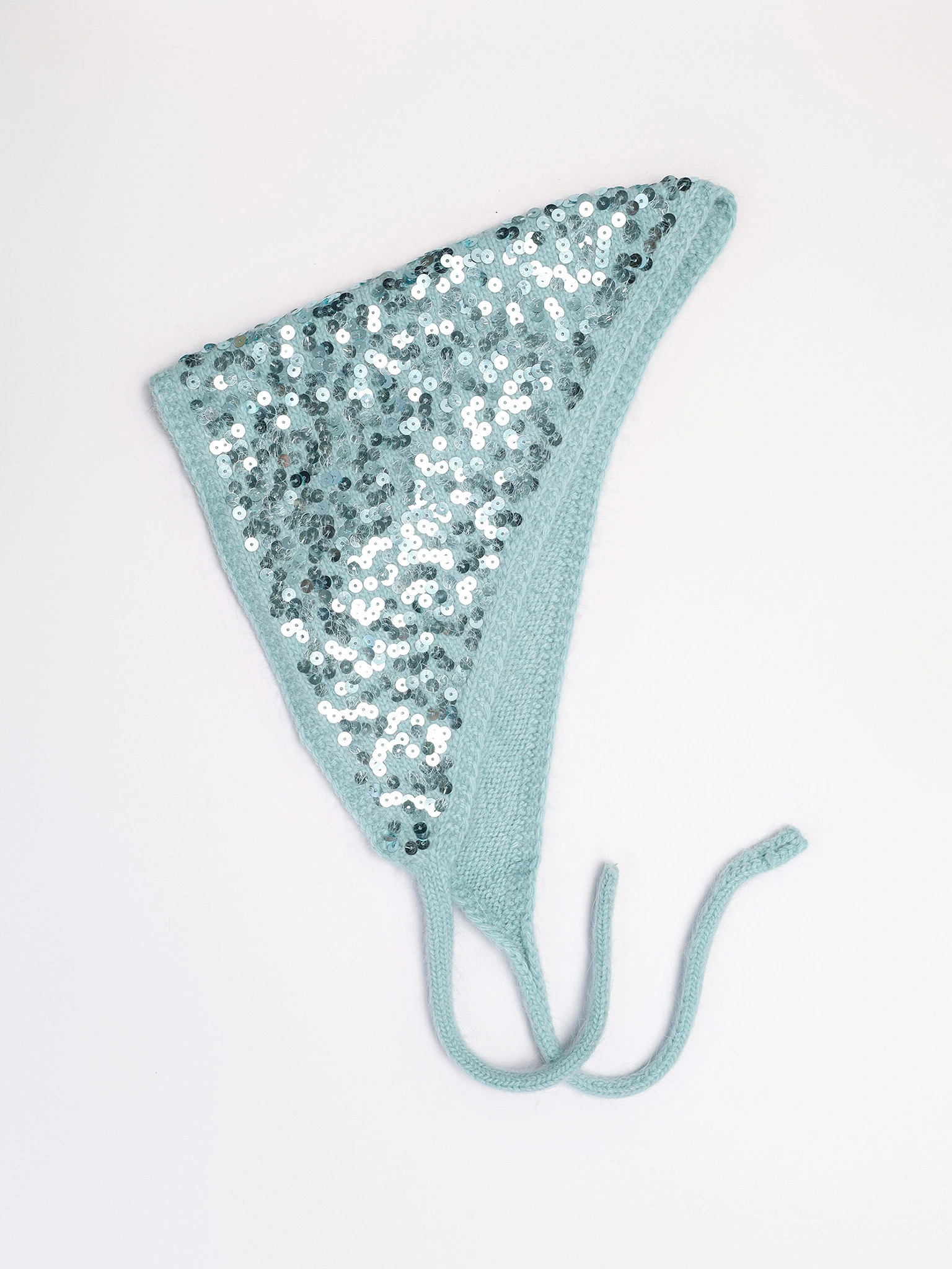 Шапка-косынка с пайетками в ассортименте